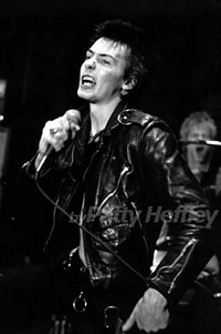 On stage with Sid Vicious & Co.